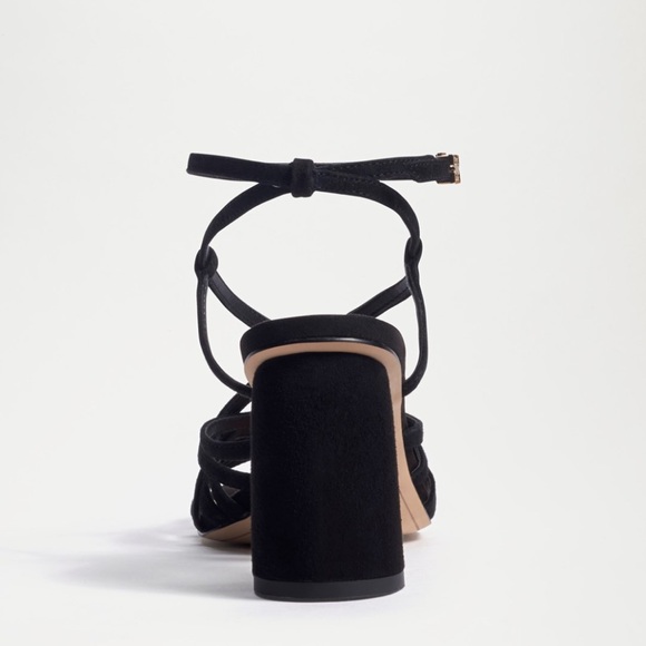 Sam Edelman Doffodil Suede Black Sandals - Picture 5 of 11